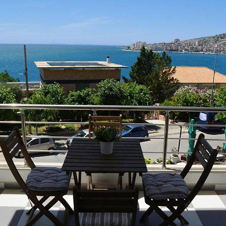 Paul Apartments Sarande Bagian luar foto